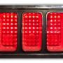 LED panel in housing, Running Iight On.